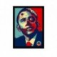 Quadro Poster Pop Art Obama Zumbi