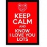 Quadro Poster Art Digital Keep Calm Lots