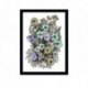 Quadro Poster Pop Art Flowers Overgrowth