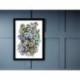 Quadro Poster Pop Art Flowers Overgrowth