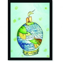 Quadro Poster Pop Art Love Each Other