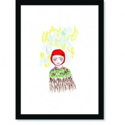 Quadro Poster Pop Art Garoto Lobo Mau