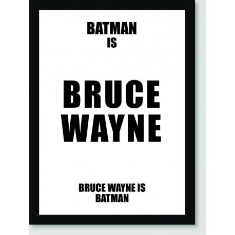 Quadro Poster Cinema Batman Is