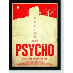 Quadro Poster Cinema Hitchcocks Psycho 02