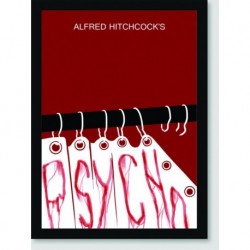 Quadro Poster Cinema Hitchcocks Psycho 04