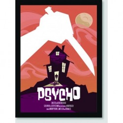 Quadro Poster Cinema Hitchcocks Psycho 07