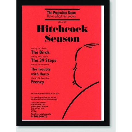 Quadro Poster Cinema Alfred Hitchcock 03