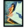 Quadro Poster Pinup Chuveiro