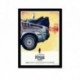Quadro Poster Cinema Back to the Future Delorean Traseira