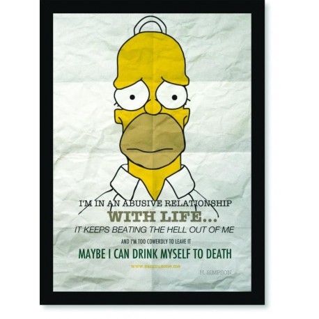 Quadro Poster Cinema Simpsons 2