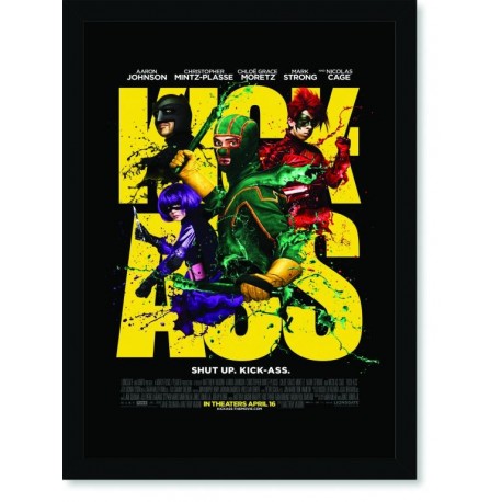 Quadro Poster Cinema Kick Ass 4