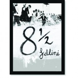 Quadro Poster Cinema 8 e meio Felline