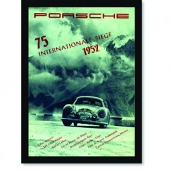 Quadro Poster Carros Porsche Internationale Siege