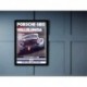 Quadro Poster Carros Porsche Vallelunga