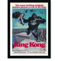 Quadro Poster Cinema King Kong 1976