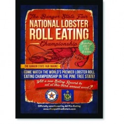 Quadro Poster Cozinha National Lobster Roll Eating