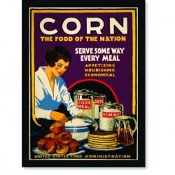 Quadro Poster Cozinha Corn The Food Of The Nation