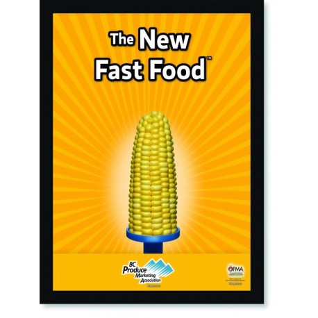 Quadro Poster Cozinha The New Fast Food Corn