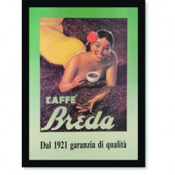 Quadro Poster Cozinha Caffe Breda