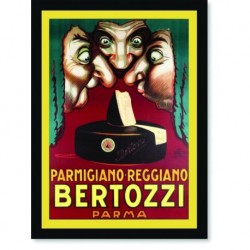 Quadro Poster Cozinha Parmigiano Reggiano Bertozzi Parma