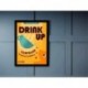 Quadro Poster Cozinha Drink Up Fairtrade