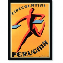 Quadro Poster Cozinha Chocolate Perucina
