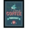 Quadro Poster Cozinha Fresh Coffee