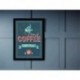 Quadro Poster Cozinha Fresh Coffee