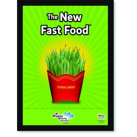 Quadro Poster Cozinha The New Fast Food String Bean