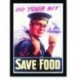 Quadro Poster Guerra Do Your Bit Save Food