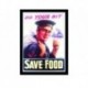Quadro Poster Guerra Do Your Bit Save Food
