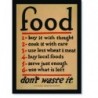 Quadro Poster Guerra Food Dont Waste It