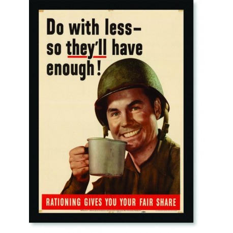 Quadro Poster Cozinha Do With Less So Theyll Have Enough