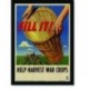 Quadro Poster Cozinha Fill It Help Harvest War Crops