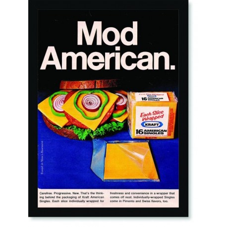 Quadro Poster Propaganda Mod American Kraft