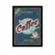 Quadro Poster Propaganda Hot Coffee With Cream