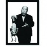 Quadro Poster Personalidades Alfred Hitchcock Pato