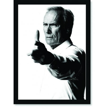 Quadro Poster Personalidades Clint Eastwood
