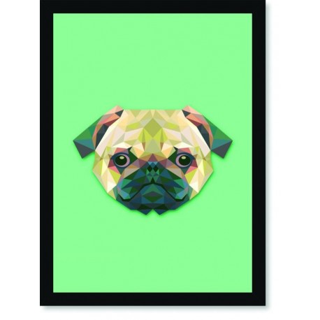 Quadro Poster Pop Art Buldog