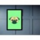 Quadro Poster Pop Art Buldog