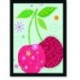 Quadro Poster Pop Art Cereja patchwork