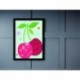 Quadro Poster Pop Art Cereja patchwork