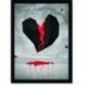 Quadro Poster Pop Art Coração Aberto