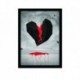 Quadro Poster Pop Art Coração Aberto