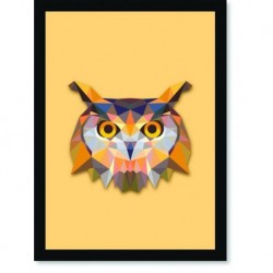 Quadro Poster Pop Art Coruja