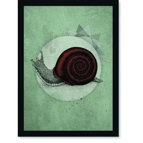 Quadro Poster Pop Art Escargo