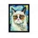 Quadro Poster Pop Art Gato Grumpy
