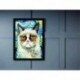 Quadro Poster Pop Art Gato Grumpy