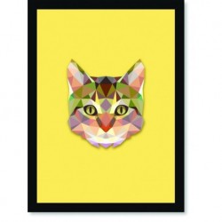 Quadro Poster Pop Art Gato