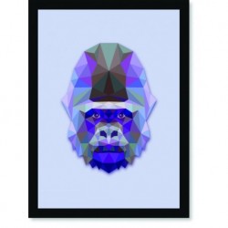 Quadro Poster Pop Art Gorila